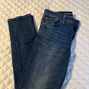 American Eagle Outfitters Blue Slim Jeans Classic Denim